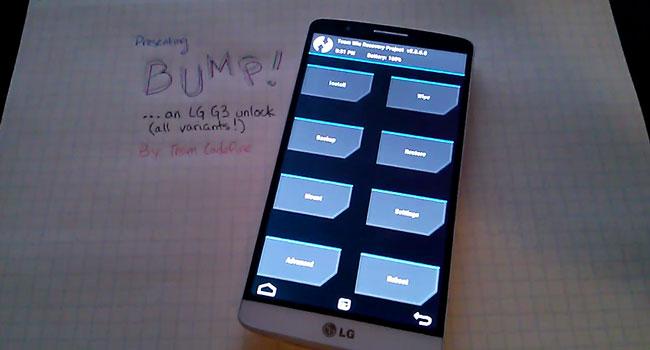 Recovery TWRP para el LG G3