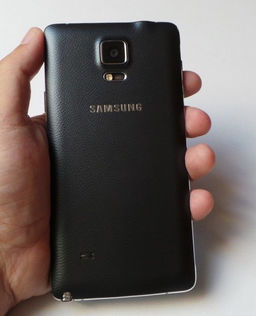 Parte posterior del Samsung Galaxy Note 4