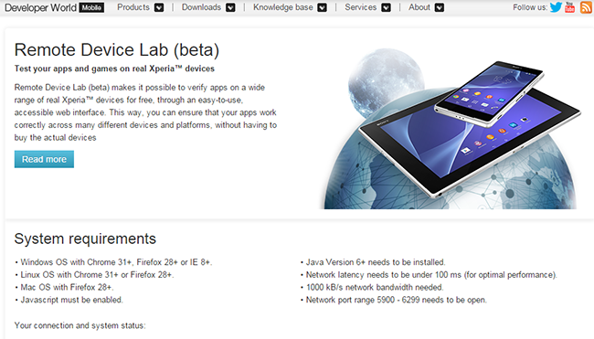 Remote Lab Sony