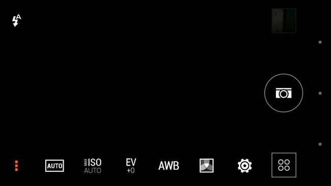 Aplicación Cámara del HTC One Mini 2