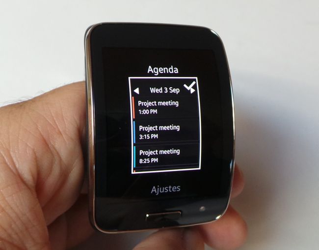Widget en le Samsung Gear S