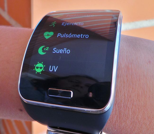 Sensores del Samsung Gear S