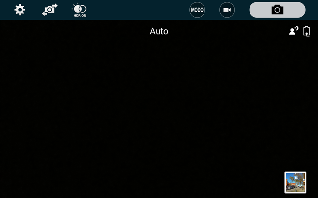 Aplicación cámara del Samsung Galaxy Note Edge