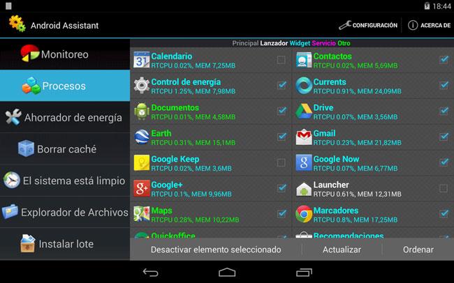 Aplicacion Assistant for Android
