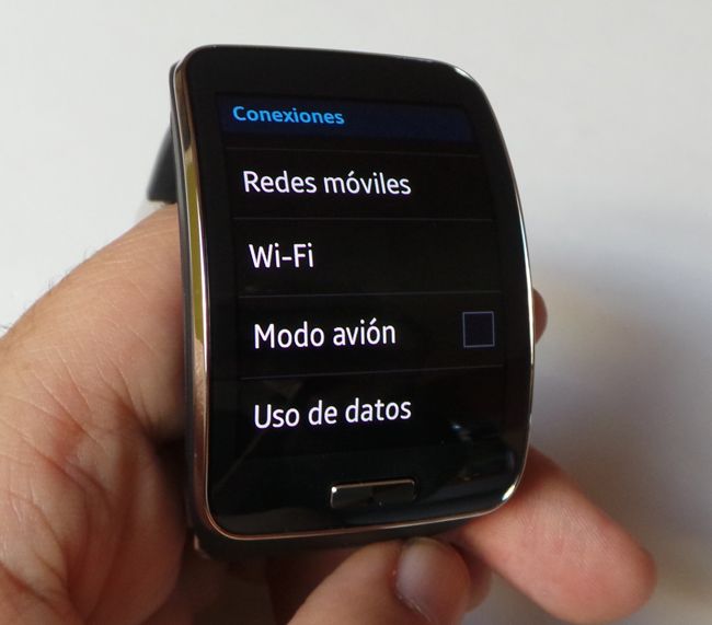 Opciones de conectividad del Samsung Gear S
