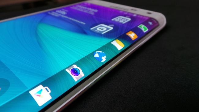 Curvatura de la pantalla del Samsung Galaxy Note Edge