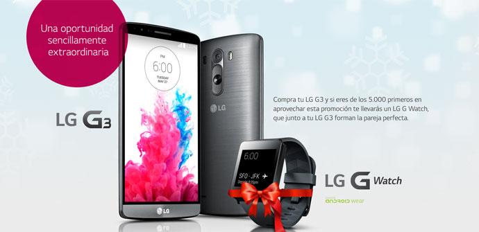 LG G3 y LG G Watch