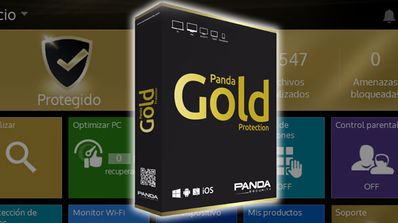 Caja de producto de Panda Gold 2015