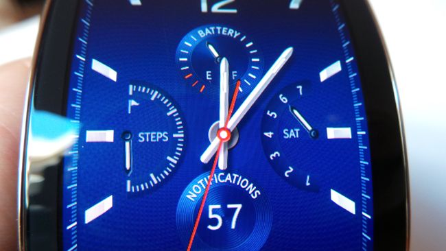 Pantalla del Samsung Gear S