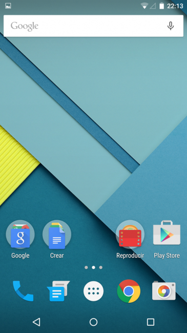 Escritorio del Nexus 6