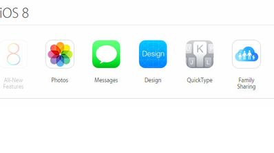 iOS8 e iconos del sistema