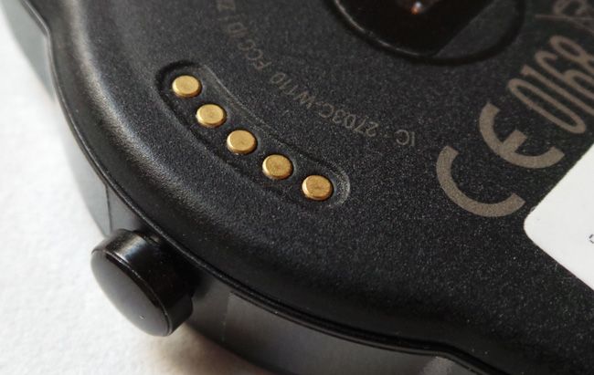 Conectores de recarga del LG G Watch R