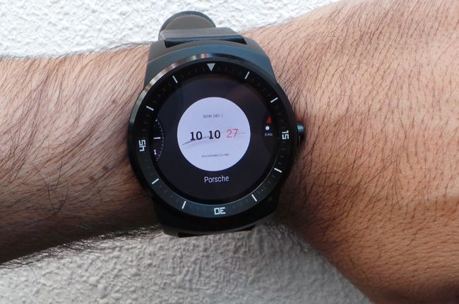 Elección de esfera del  LG G Watch R