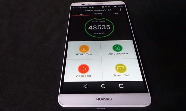 Resultados de AnTuTu en el Huawei Ascend Mate 7