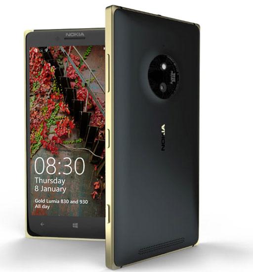 Nokia Lumia 830 edicion especial oro