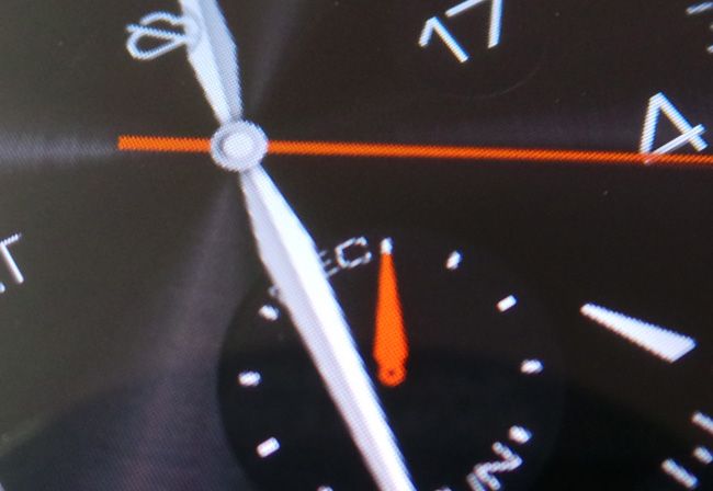 Detalle de la pantalla del  LG G Watch R