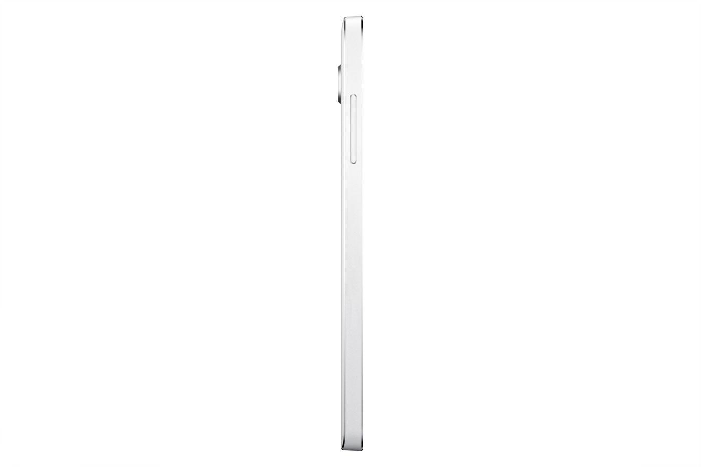 Samsung Galaxy A5 en color blanco vista lateral