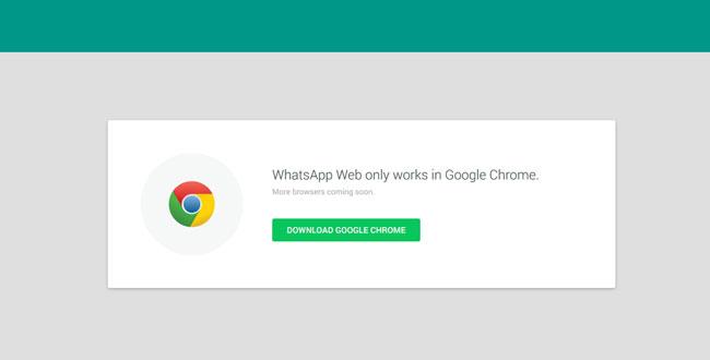 WhatsApp Web en Google Chrome