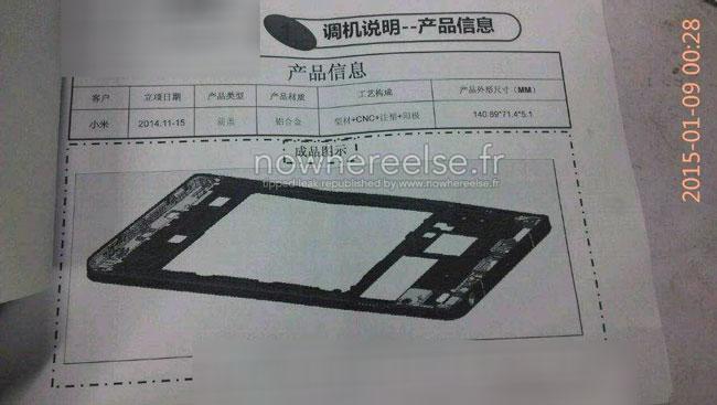 Dimensiones del Xiaomi Mi5