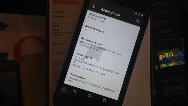 Android 5.1 Lollipop en un terminal Android One