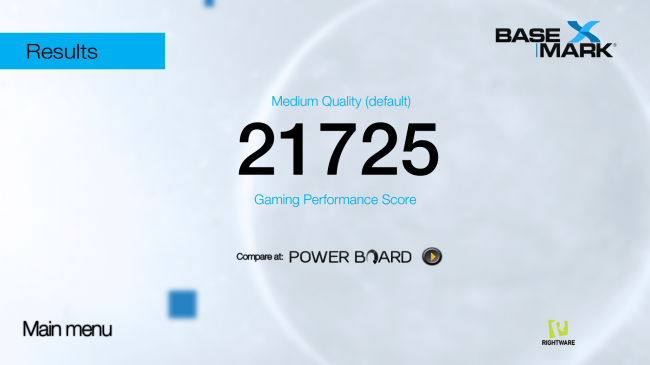 Resultado en Basemark del Xiaomi Mi4