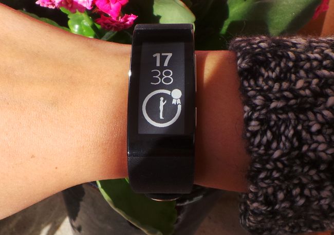 Visualización en exteriores de la puslera Sony SmartBand Talk