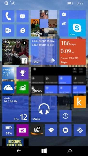 windows 10 pantallazo smartphone