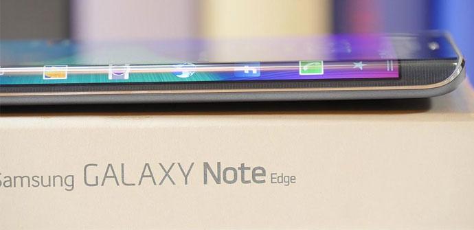 Pantalla curva del Samsung Galaxy Note Edge