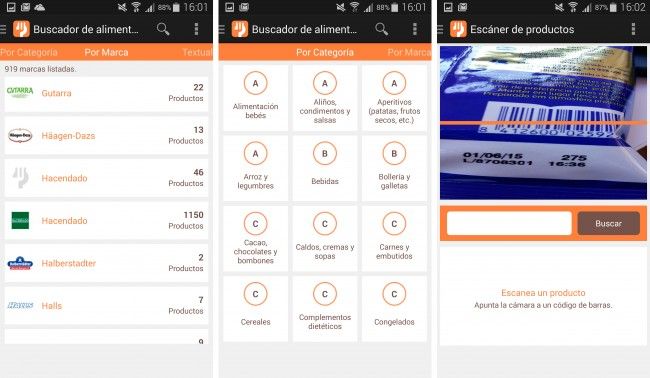 ¿Qué puedo comer? para Android.