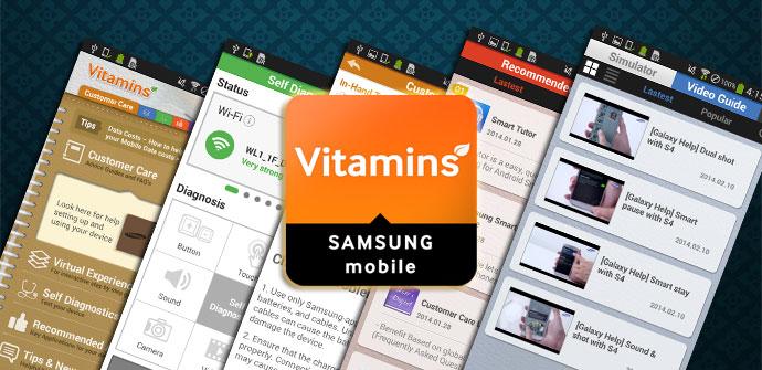 App Vitamins de Samsung