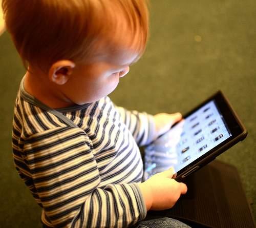 Tablets y smartphones en los niños.