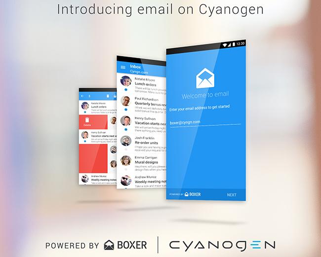 Boxer CyanogenMod Email