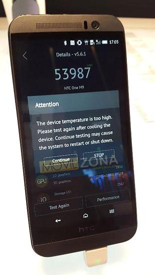 Test AnTuTu en un HTC One M9