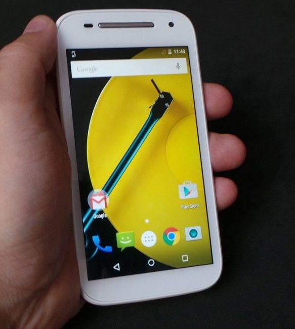 Frontal del teléfono Motorola Moto E (2015)
