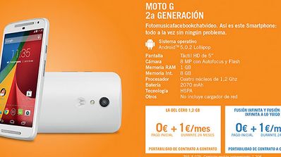 Oferta del Motorola Moto G Yoigo