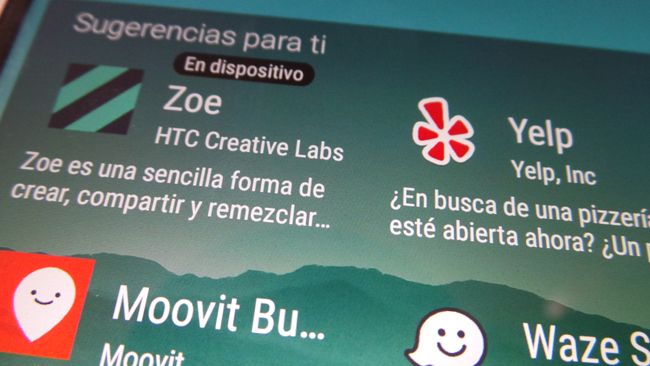 Detalles de la pantalla del HTC One M9