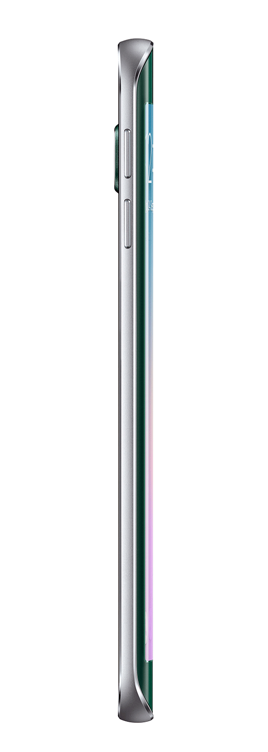 Samsung Galaxy S6 Edge negro vista de perfil