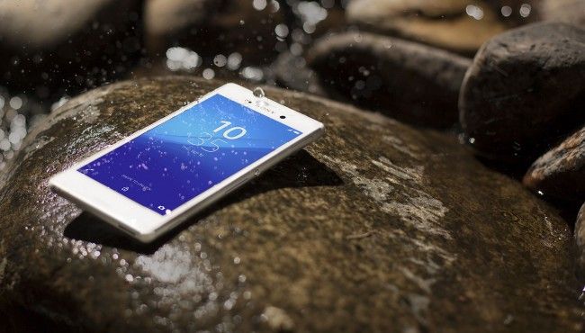 Sony Xperia M4 Aqua en color blanco