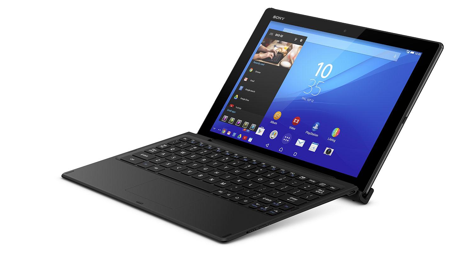 Sony Xperia Z4 Tablet con teclado qwerty