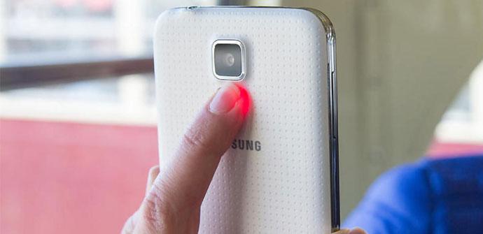 Sensor de ritmo cardiaco en Samsung Galaxy S5
