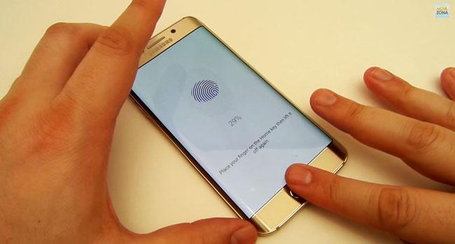 Configuración de Fingerprint en un Samsung galaxy S6