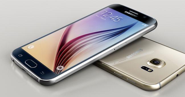 Samsung Galaxy S6 dorado y negro