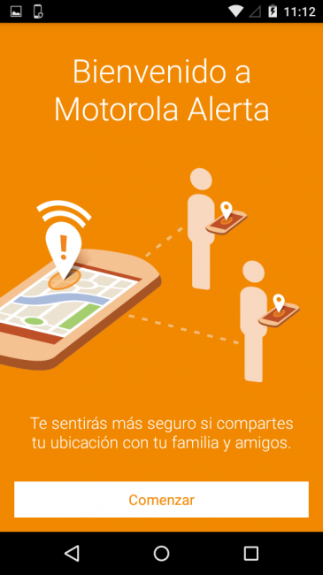 Aplicaicón incluida en el Motorola Moto E (2015)