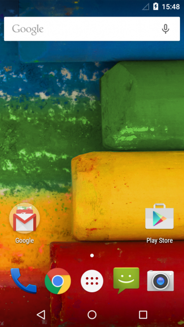 Escritorio del Motorola Moto G 4G 2015