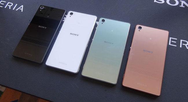Smartphones Sony Xperia en colores