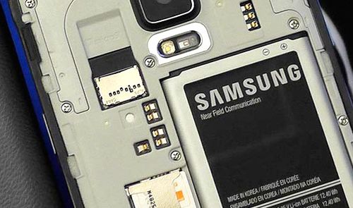 Samsung Galaxy Note 4 batería.