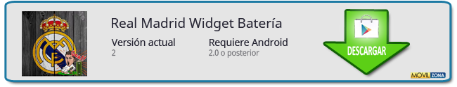 real madrid widget bateria