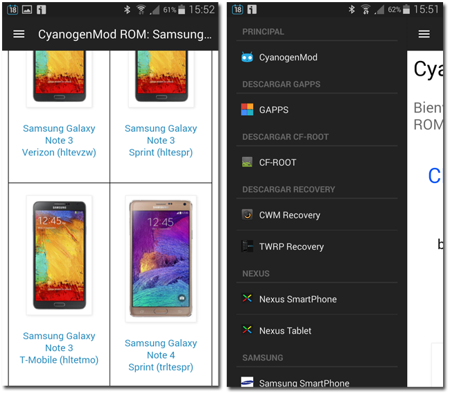 cyanogenmod app roms