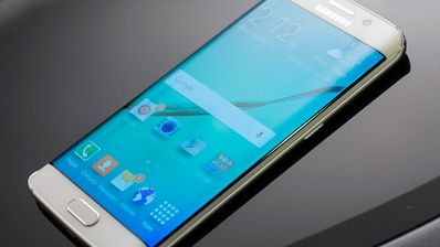 Samsung Galaxy S6 Edge.