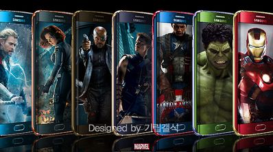 Samsung Galaxy S6 Edge Edición Limitada Los Vengadores.